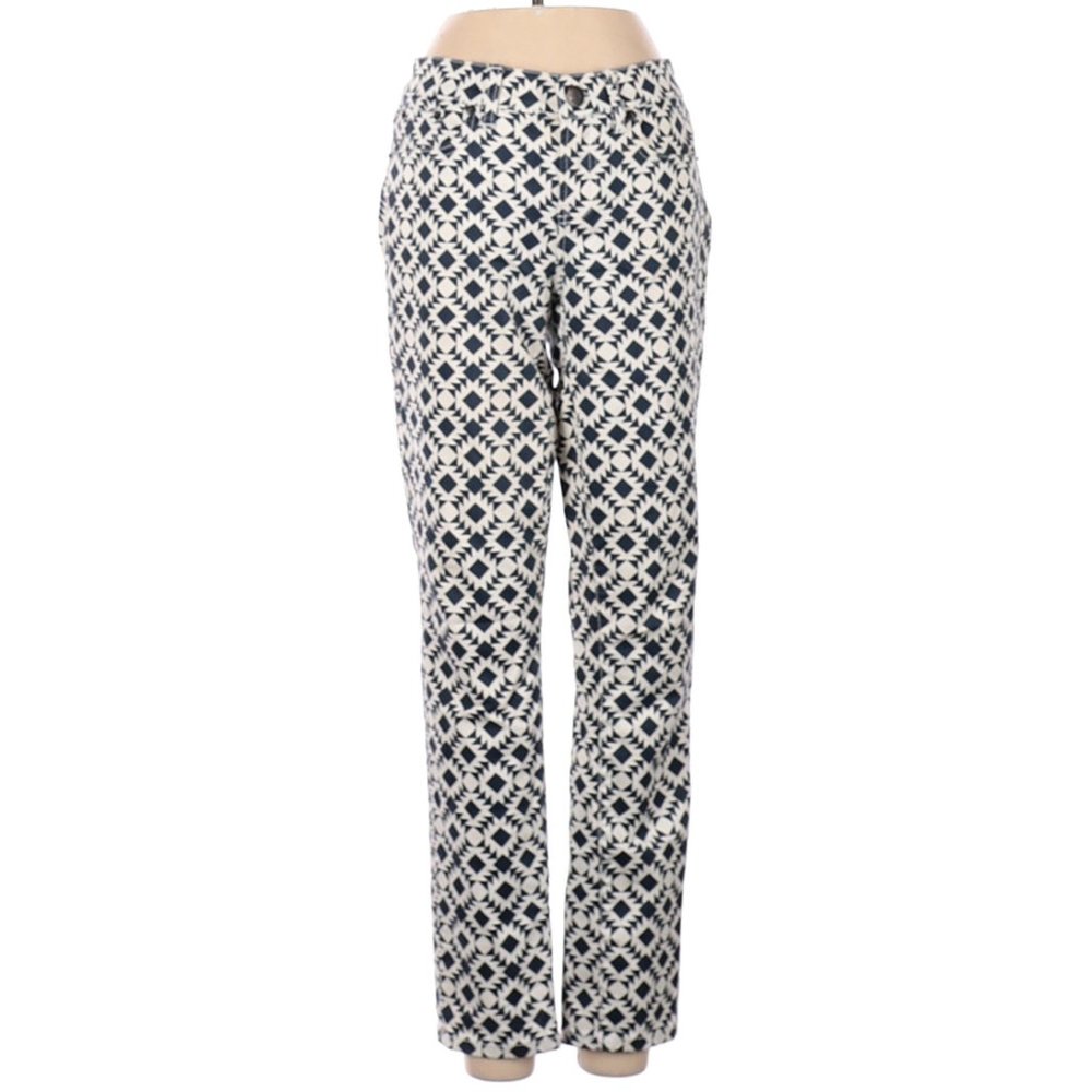 J.Crew Jeans Blue Boho Straight Leg Cut Mid Rise Waist Size 27 #175